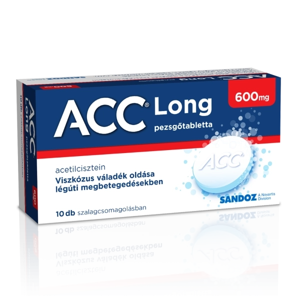 ACC LONG 600 mg pezsgőtabletta, 10 db