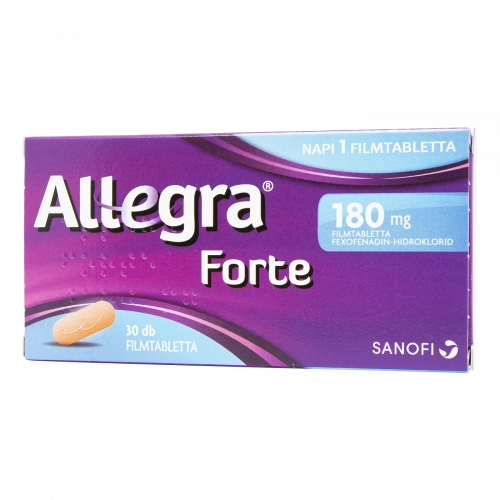 Allegra Forte 180 mg filmtabletta, 30 db