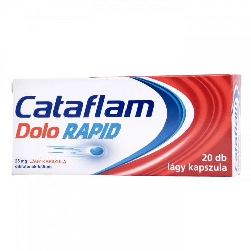 Cataflam Dolo Rapid 25 mg lágy kapszula, 20 db