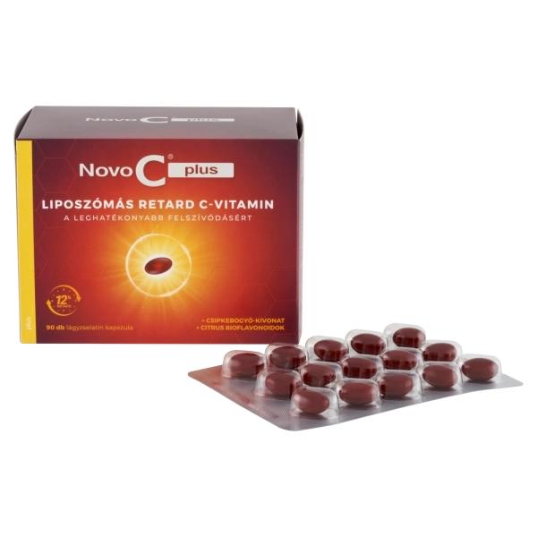 Novo C® plus liposzómás retard C-vitamin, 90 db