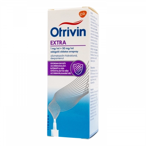 Otrivin EXTRA 1 mg/ml + 50 mg/ml adagoló oldatos orrspray, 10 ml