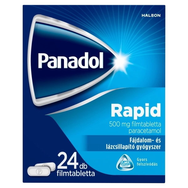 Panadol Rapid 500 mg filmtabletta, 24 db