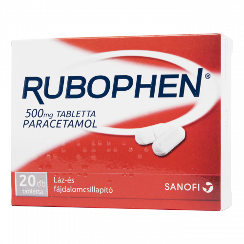 Rubophen 500 mg tabletta, 20 db