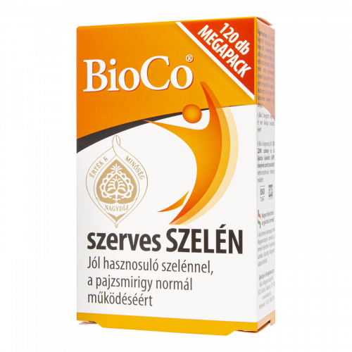 BioCo szerves SZELÉN MEGAPACK tabletta, 120 db