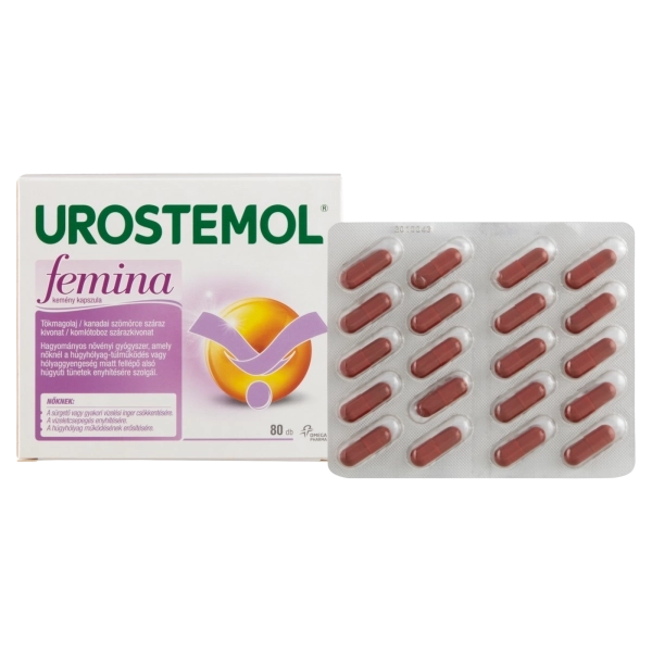 Urostemol Femina kemény kapszula, 80 db