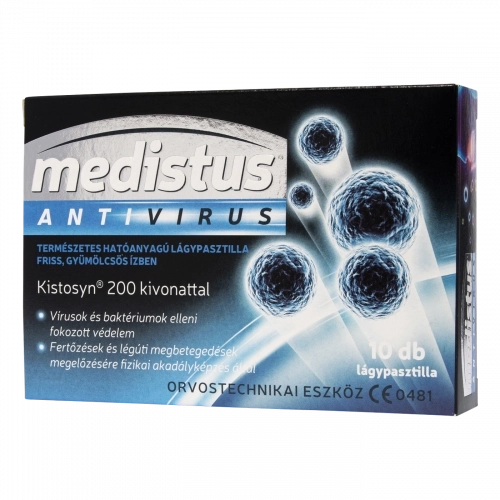 Medistus Antivirus lágypasztilla, 10 db