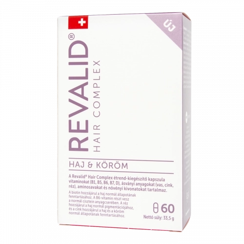 Revalid® Hair Complex étrend-kiegészítő kapszula, 60 db
