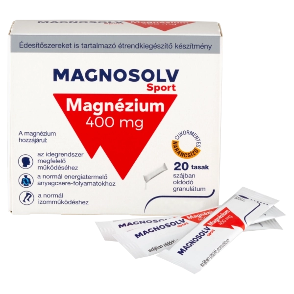 Magnosolv Sport 400 mg granulátum, 20 db