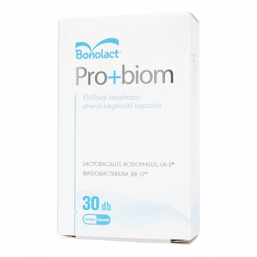 Bonolact Pro+biom élőflórás készítmény kapszula, 30 db