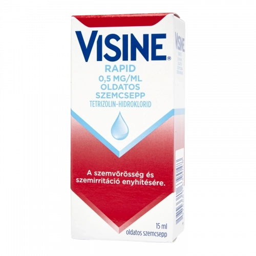 Visine® Rapid 0,5 mg/ml oldatos szemcsepp, 15 ml