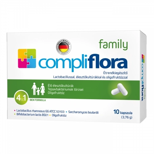 Compliflora family étrendkiegészítő kapszula, 10 db
