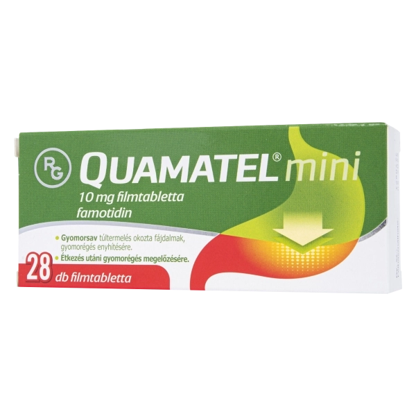Quamatel® Mini 10 mg filmtabletta, 28 db