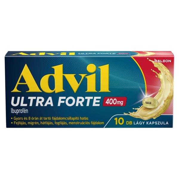 Advil Ultra Forte lágy kapszula, 10 db