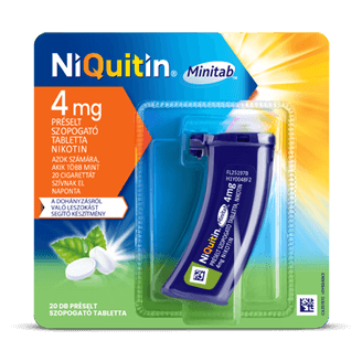 NiQuitin Minitab 4 mg szopogatótabletta, 20 db