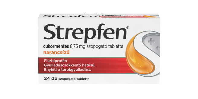 Strepfen cukormentes 8,75 mg szopogató tabletta, 24 db