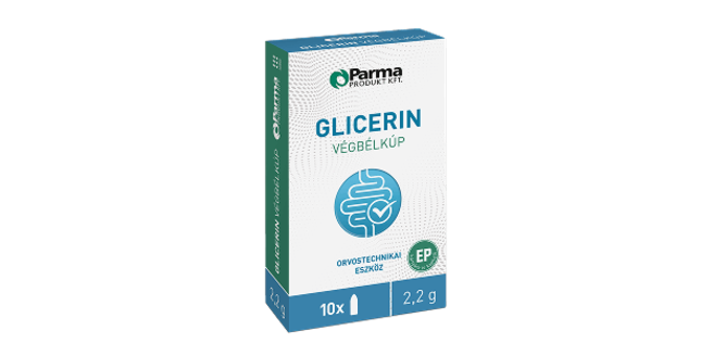Parma Glicerin végbélkúp, 10 x 2,2 g