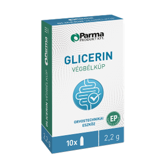 Parma Glicerin végbélkúp, 10 x 2,2 g