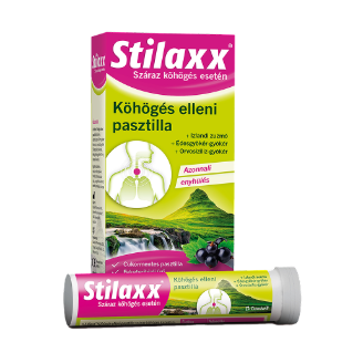Stilaxx® köhögés elleni pasztilla, 28 db