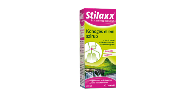 Stilaxx® köhögés elleni szirup, 200 ml