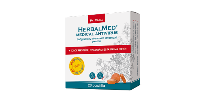 HERBALMED Medical pasztilla, 20 db