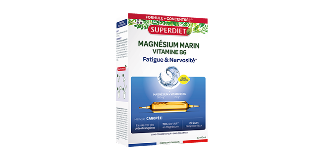 Superdiet tengeri magnézium B6-vitaminnal ampulla, 20x10 ml