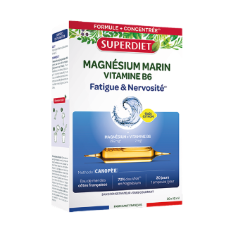 Superdiet tengeri magnézium B6-vitaminnal ampulla, 20x10 ml