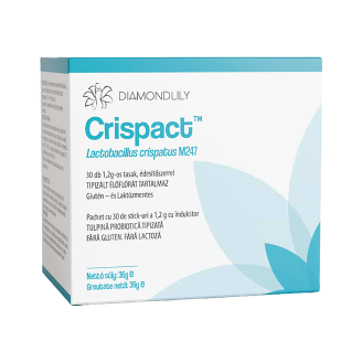 Crispact élőflórás étrend-kiegészítő tasakban, 1,2 g, 30 db
