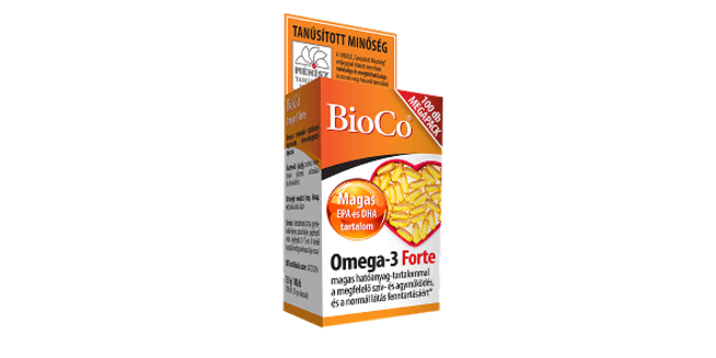 BioCo Omega-3 Forte MEGAPACK kapszula, 100 db