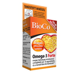 BioCo Omega-3 Forte MEGAPACK kapszula, 100 db