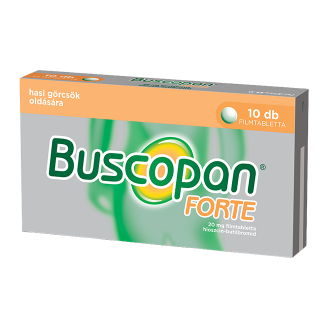 Buscopan Forte 20 mg filmtabletta, 10 db