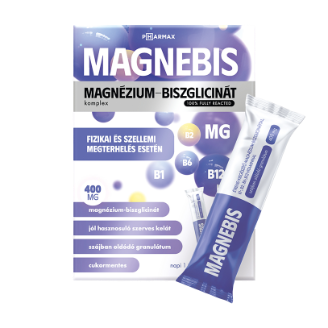 Magnebis magnézium biszglicinát granulátum, 28 db