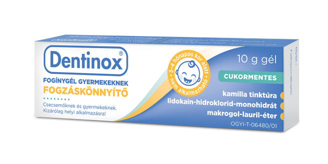 Dentinox fogínygél gyermekeknek, 10 g