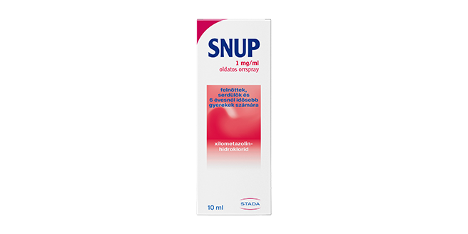 Snup 1mg/ml oldatos orrspray, 10 ml