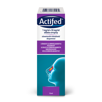 Actifed 1 mg/ml +50 mg/ml oldatos orrspray, 10 ml