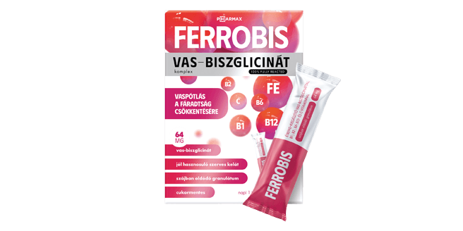 Ferrobis vas-biszglicinát granulátum, 28 db tasak