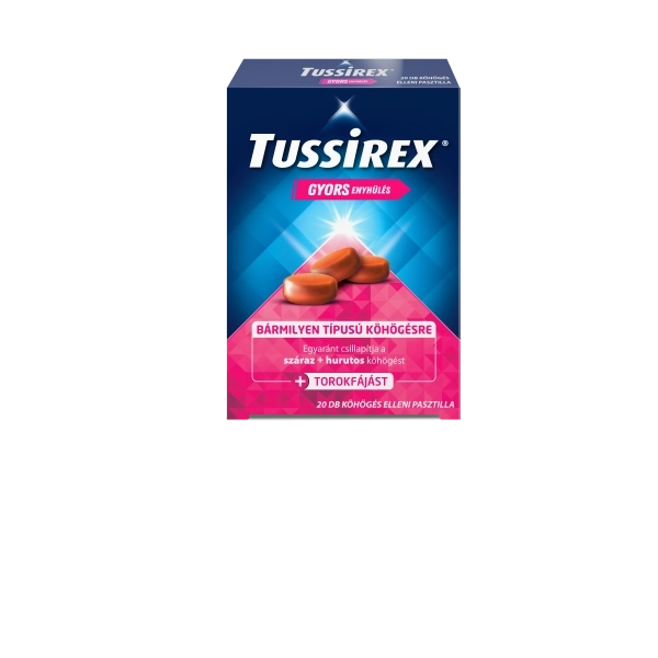 Tussirex pasztilla, 20 db