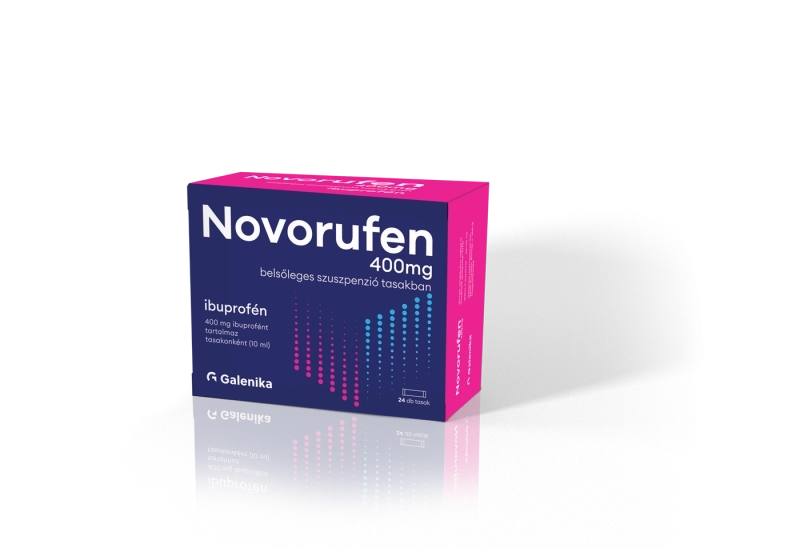 NOVORUFEN 400 mg belsőleges szuszpenzió tasakban, 24x10 ml