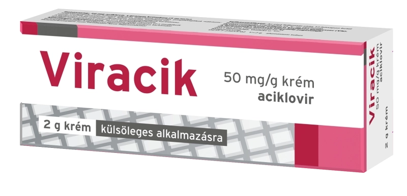 Viracik 50 mg/g krém, 2 g