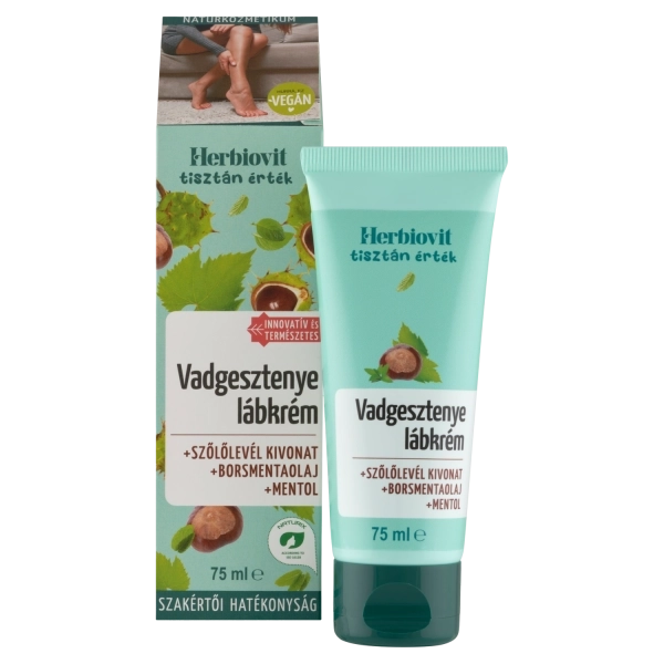 Herbiovit Vadgesztenye lábkrém, 75 ml